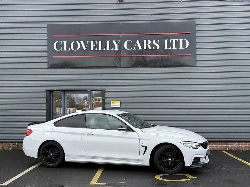 Alpine white Used 2015 BMW 420 M Sport Coupe | £12,999 (Fair price) - Image 1/3