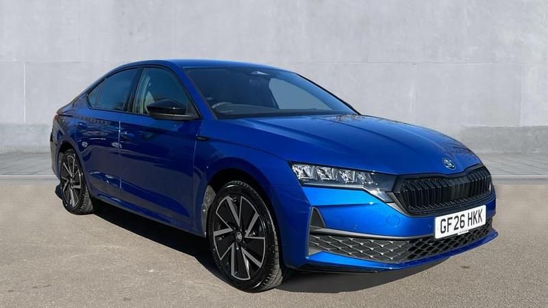 New Skoda Octavia SportLine 150 HP (110 kW) 2026 Race blue metallic Hatchback