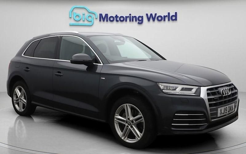 Grey Used 2019 Audi Q5 S-Line SUV | £19,800 (Good price) - Image 1/4