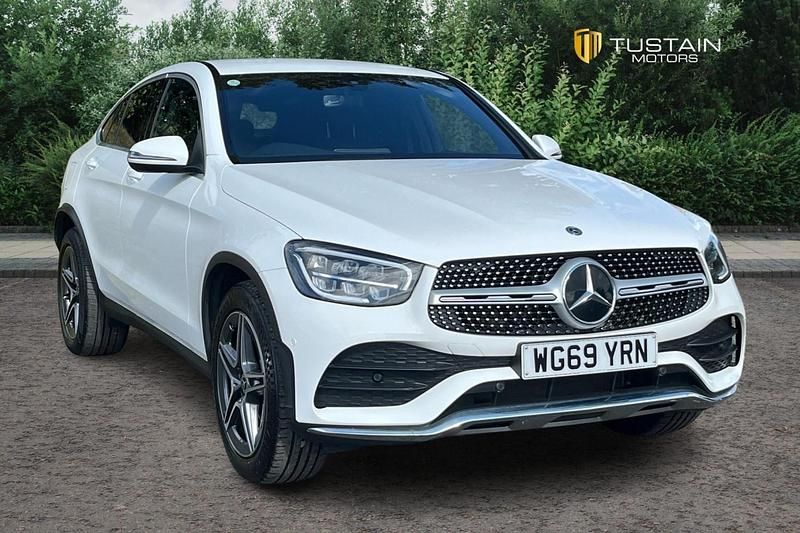 White Used 2019 Mercedes GLC220 AMG line Coupe | £26,999 (Fair price) - Image 1/4