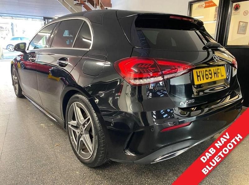 Used Mercedes A190 AMG line 2019 Black Hatchback