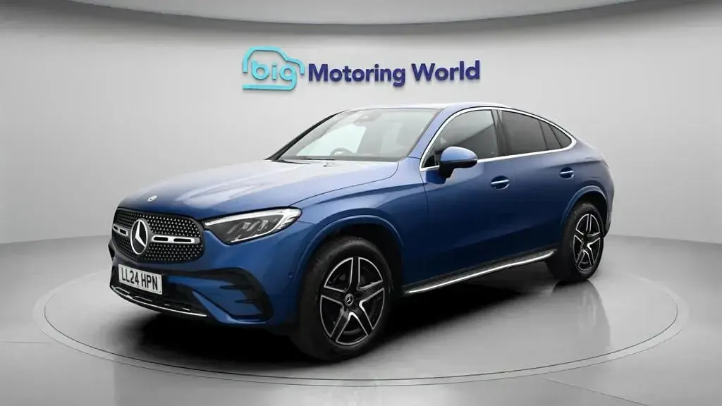 Used Mercedes GLC300e AMG line 313 HP (230 kW) 2024 Blue SUV