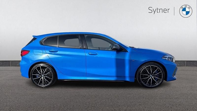 Used BMW M135 M Sport 302 HP (222 kW) 2020 Blue Hatchback