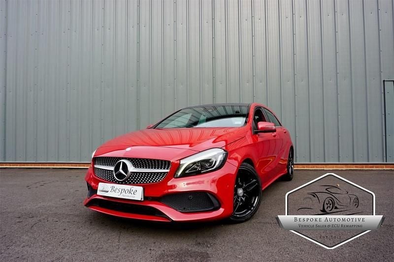 Red Used 2015 Mercedes A180 AMG Line Premium Plus Hatchback | £12,975 (Expensive) - Image 1/4