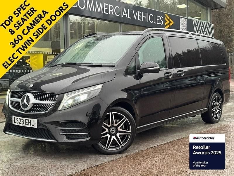 Black Used 2023 Mercedes V300 AMG line MPV | £59,990 (Fair price) - Image 1/3