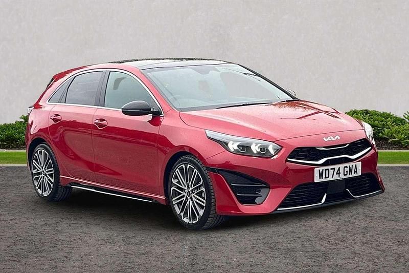 Red Used 2025 Kia Ceed GT-Line S Hatchback | £25,445 (Expensive) - Image 1/4