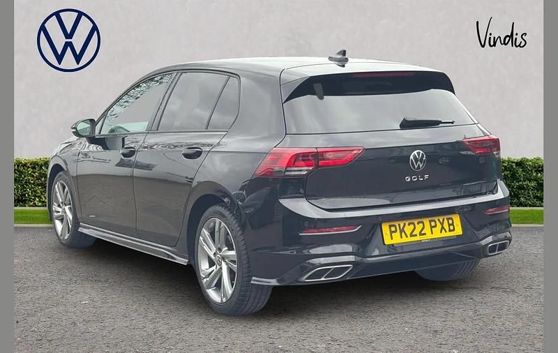 Used VW Golf VIII R-line 150 HP (110 kW) 2022 Black Hatchback