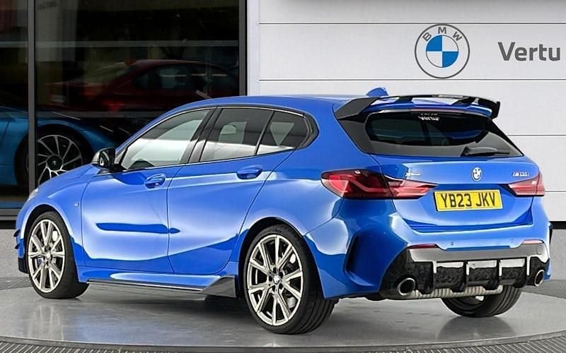 Used BMW M135 Shadowline 306 HP (225 kW) 2023 Blue Hatchback