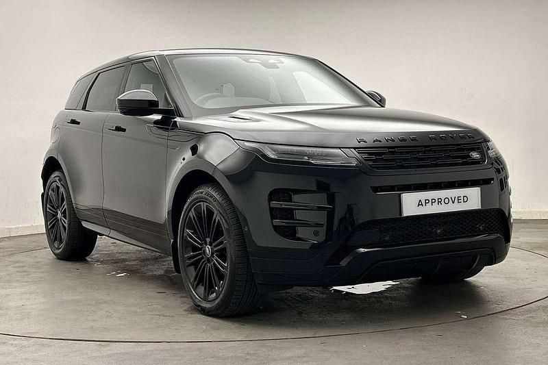 Black Used 2025 Land Rover Range Rover evoque SE Dynamic SUV | £41,500 (Expensive) - Image 1/4
