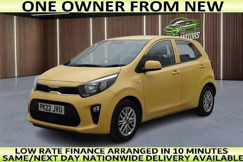 Used Kia Picanto 66 HP (48 kW) 2022 Yellow Hatchback