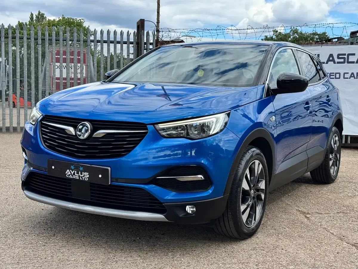 Used Vauxhall Grandland X SRi 130 HP (95 kW) 2019 Blue SUV