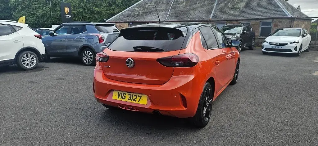Used Vauxhall Corsa Elite 102 HP (75 kW) 2021 Orange Hatchback
