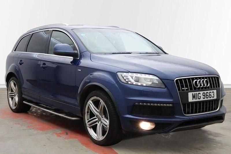 Blue Used 2014 Audi Q7 S-line plus SUV | £9,999 (Good price) - Image 1/1