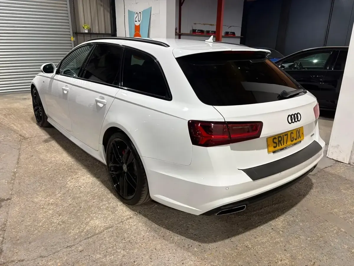 Used Audi A6 Black Edition 272 HP (200 kW) 2017 White Estate