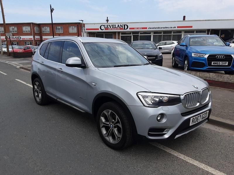 Silver Used 2017 BMW X3 xLine SUV | £15,500 (Good price) - Image 1/4