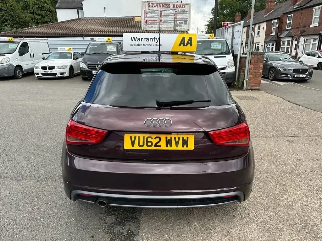 Used Audi A1 Sportback S-Line 105 HP (77 kW) 2012 Red Hatchback