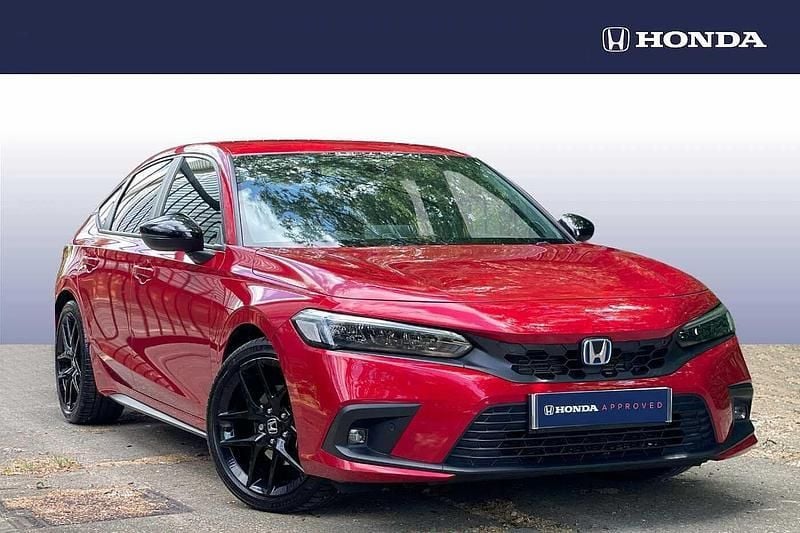Red Used 2023 Honda Civic Hybrid Hatchback | £26,295 (Fair price) - Image 1/4