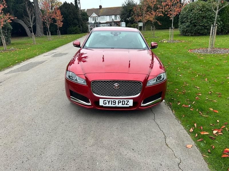 Red Used 2019 Jaguar XF Portfolio Sedan | £14,000 (Good price) - Image 1/4