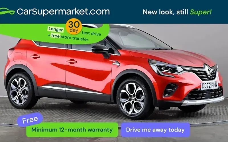 Usado Renault Captur Techno 91 HP (66 kW) 2023 Vermelho SUV