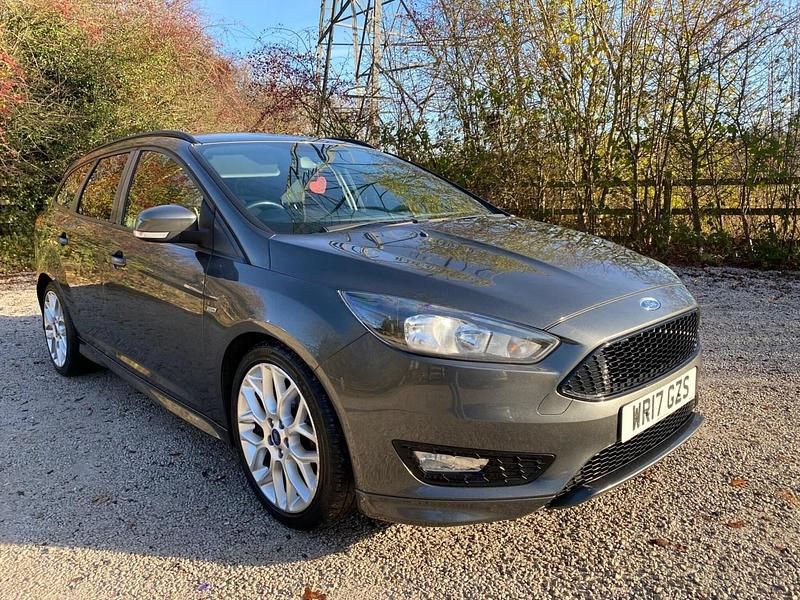 Grey Used 2017 Ford Focus ST-Line Estate | £6,390 (Good price) - Image 1/4
