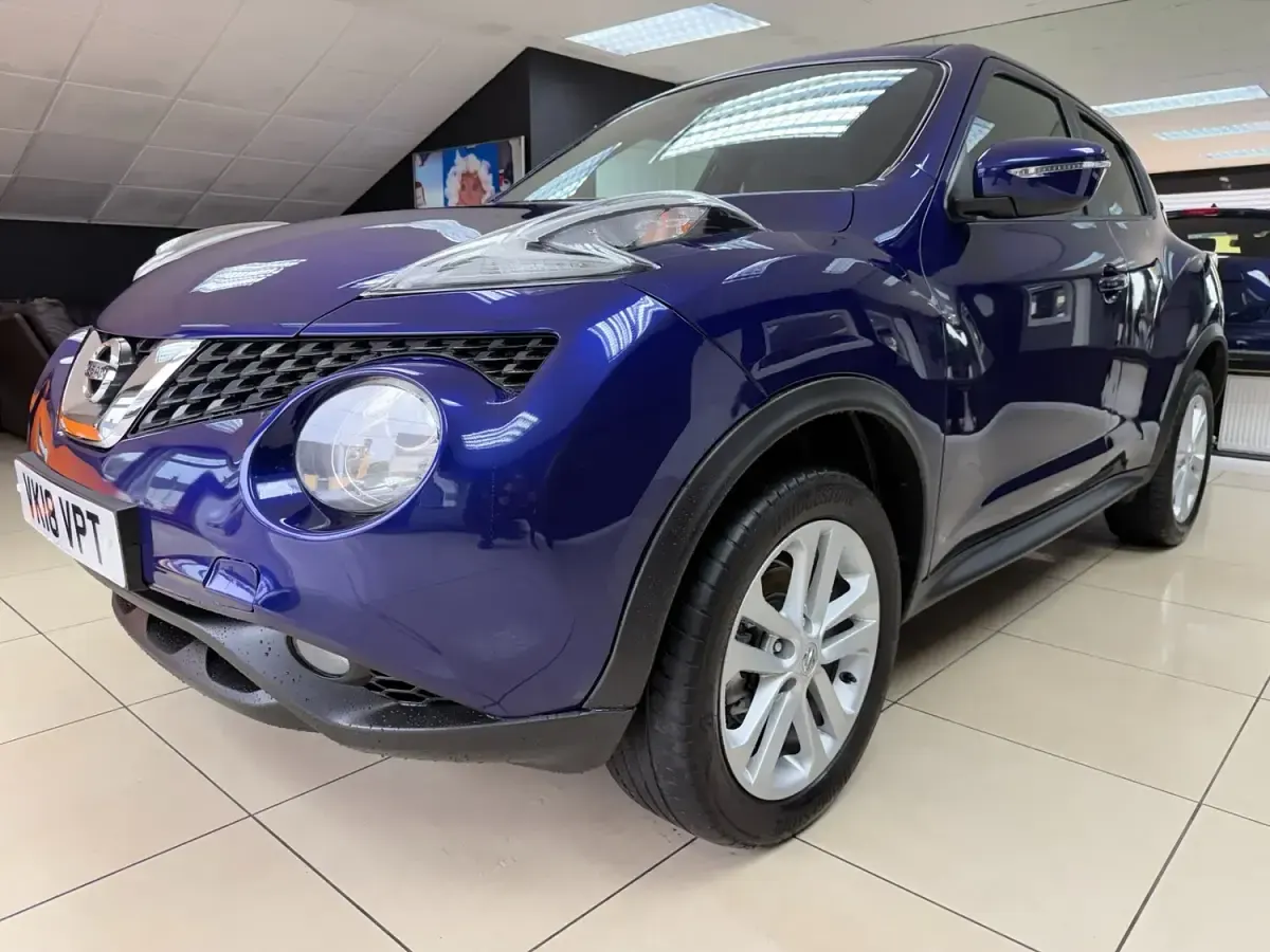 Used Nissan Juke N-Connecta 110 HP (80 kW) 2018 Blue SUV