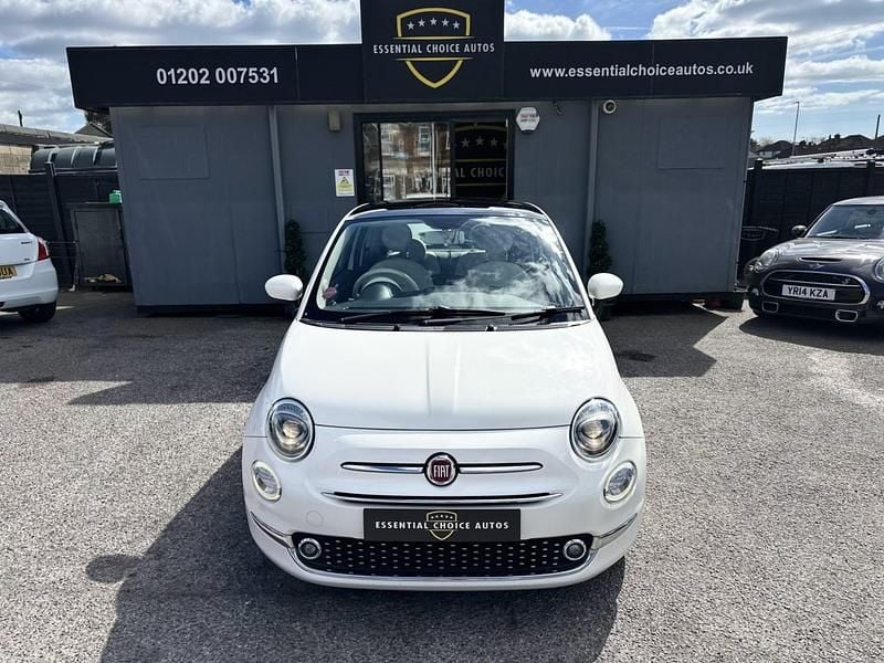 Used Fiat 500 Lounge 69 HP (50 kW) 2016 White Hatchback