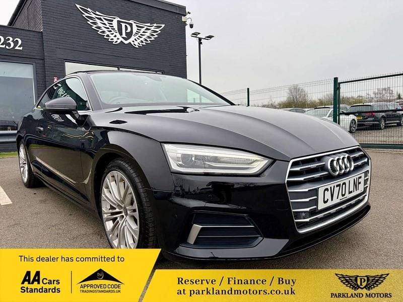 Begagnad Audi A5 Sport 245 HK (180 kW) 2020 Svart Sportkupé