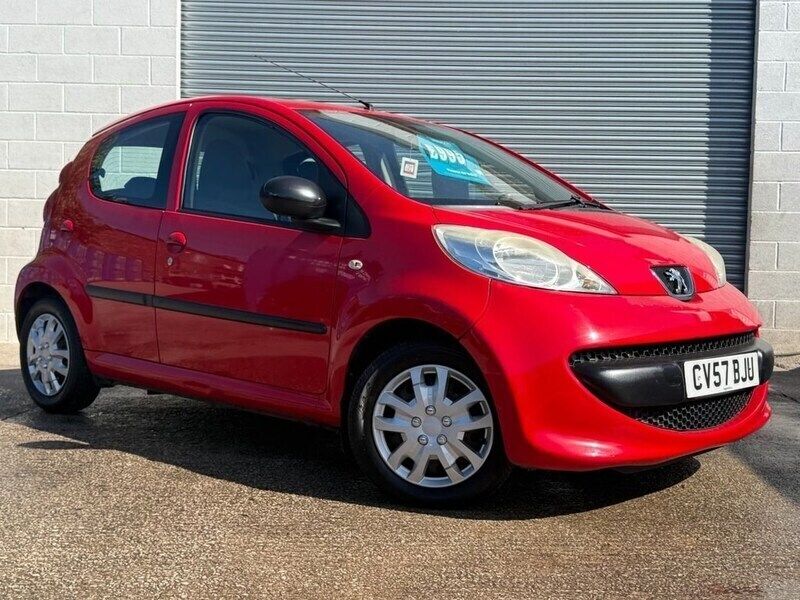 Red Used 2007 Peugeot 107 Hatchback | £995 (Fair price) - Image 1/4