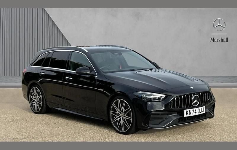 Black Used 2024 Mercedes C43 AMG Premium Plus Estate | £46,790 (Fair price) - Image 1/4
