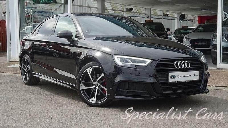 Used Audi A3 Black Edition 116 HP (85 kW) 2019 Black Sedan
