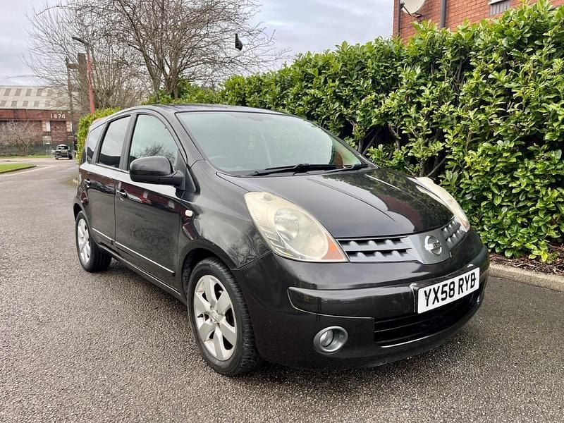 Black Used 2008 Nissan Note Tekna Hatchback | £2,490 (Super price) - Image 1/4