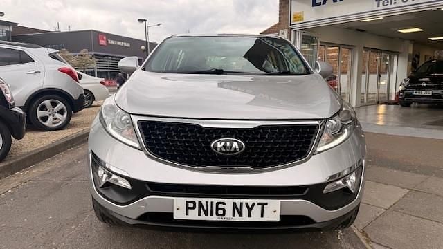 Used Kia Sportage 130 HP (95 kW) 2016 Machine silver metallic SUV