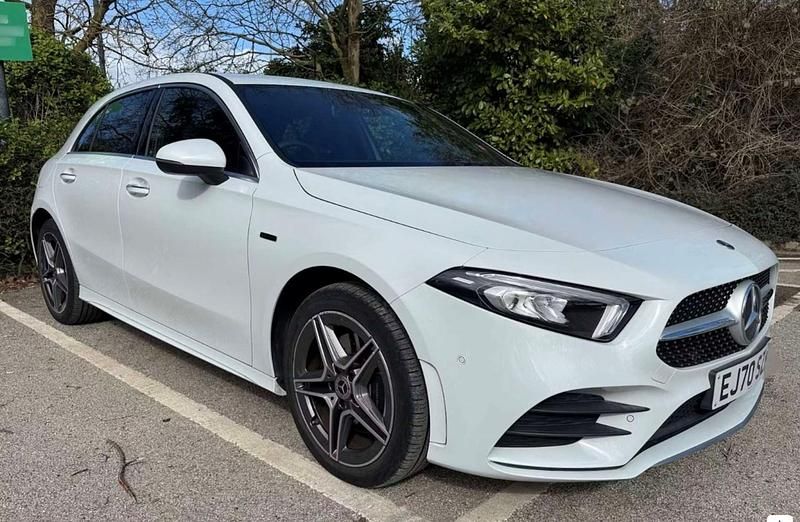 Used Mercedes A250 AMG Line Premium 2020 White Hatchback