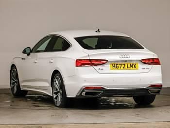 Used Audi A5 S-Line 163 HP (119 kW) 2022 White Hatchback