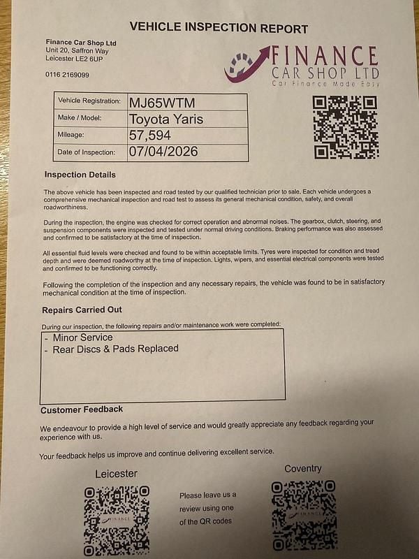 Used Toyota Yaris Hybrid 2015 Red Hatchback