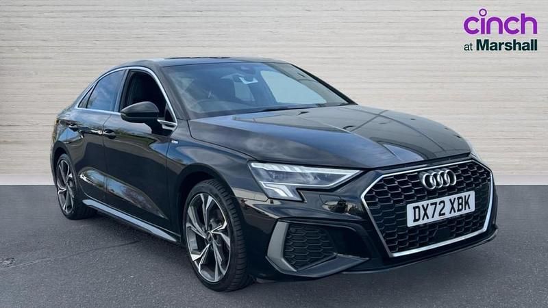 Used Audi A3 S-Line 150 HP (110 kW) 2023 Black Sedan