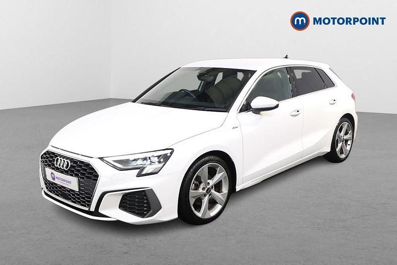 Used Audi A3 S-Line 2022 White Sedan