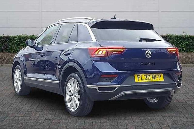 Used VW T-Roc SEL 150 HP (110 kW) 2020 Blue SUV