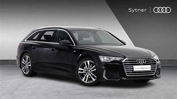 Black Used 2023 Audi A6 S-Line Estate | £26,000 (Good price) - Image 1/4