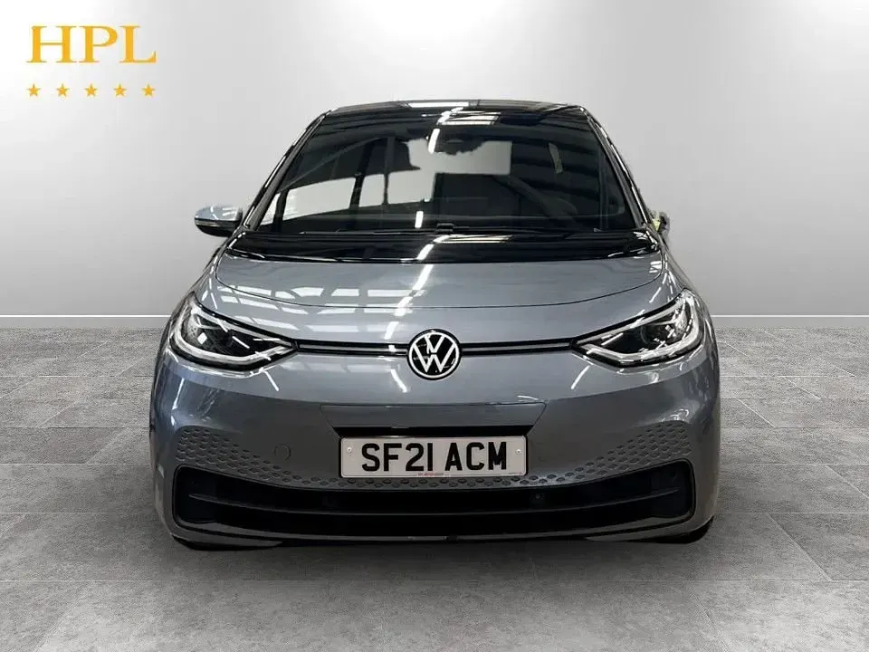 Used VW ID.3 Pure 110 kW (150 HP) 2021 Blue Hatchback