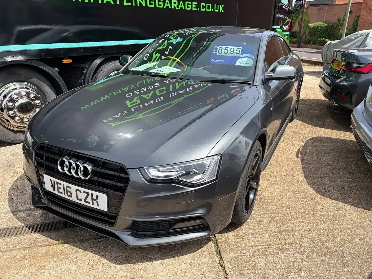 Used Audi A5 S-Line 177 HP (130 kW) 2016 Grey Coupe
