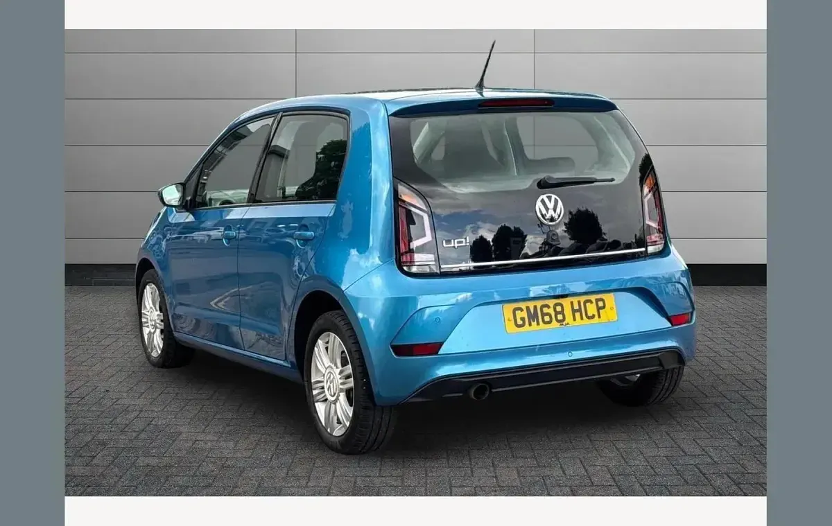 Used VW up! high up! 90 HP (66 kW) 2019 Blue Hatchback
