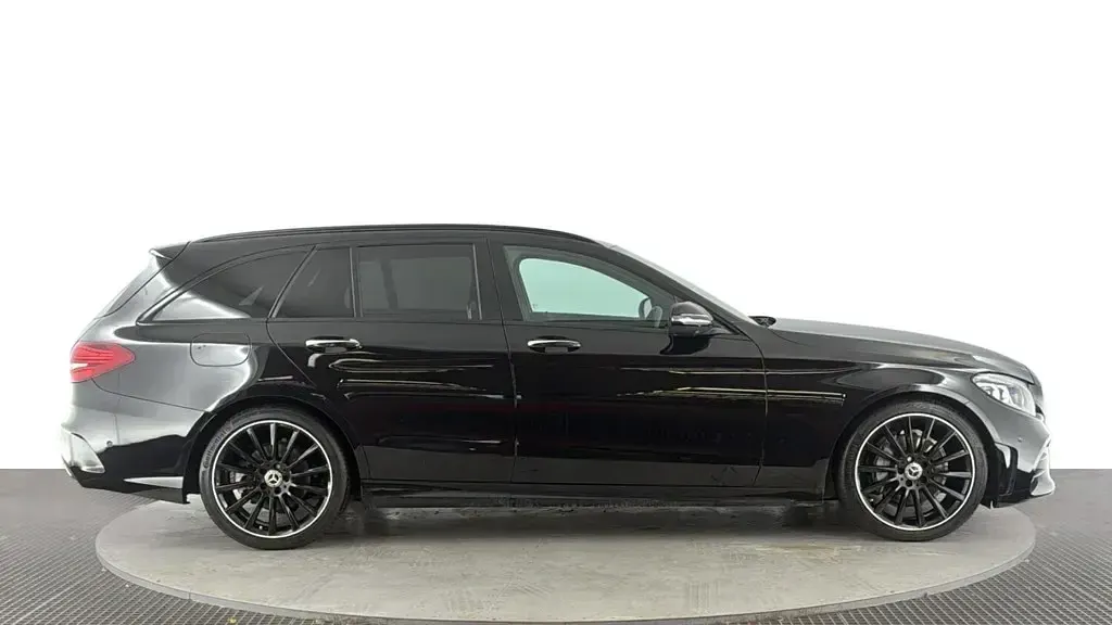 Used Mercedes C200 AMG line 184 HP (135 kW) 2020 Black Estate