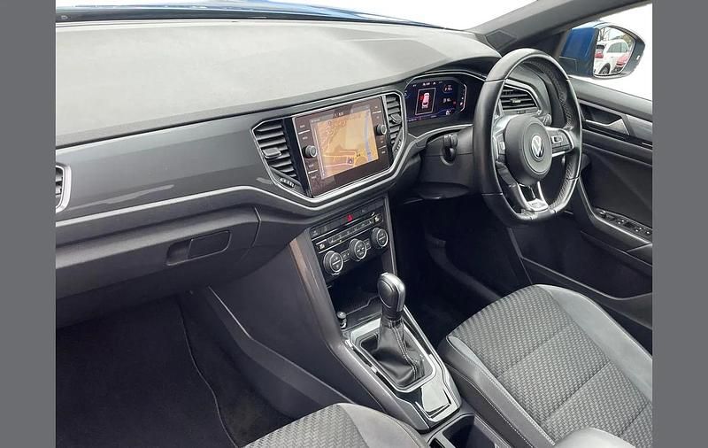 Used VW T-Roc R-line 150 HP (110 kW) 2021 Blue SUV
