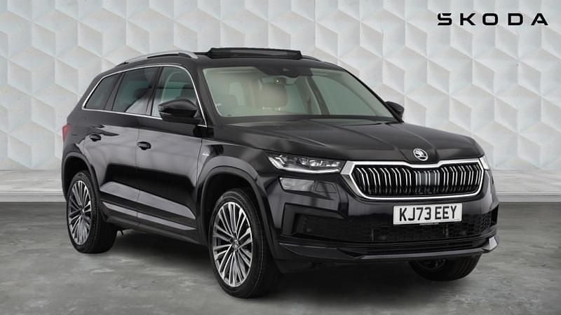 Black Used 2024 Skoda Kodiaq LAURIN & KLEMENT SUV | £33,166 (A bit pricey) - Image 1/4