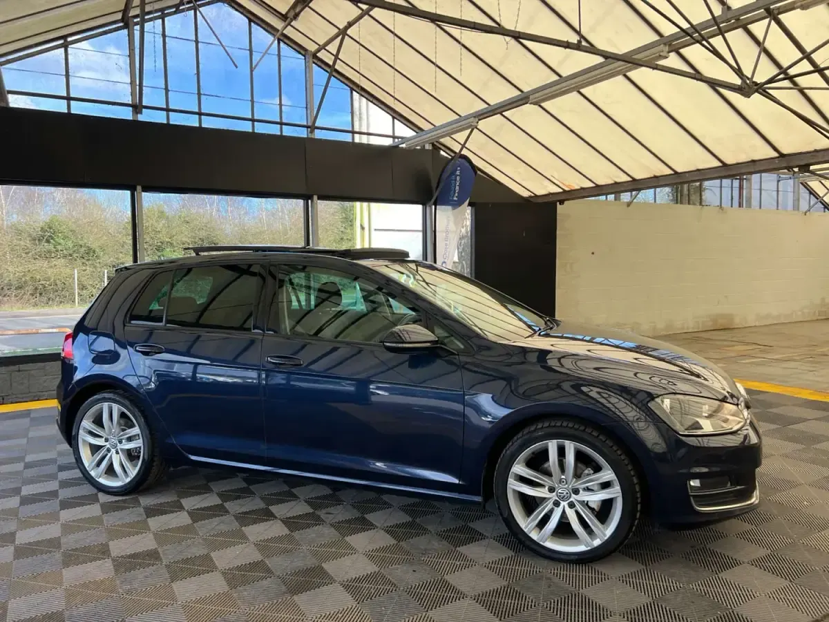Begagnad VW Golf VII GT 2016 Blå Halvkombi