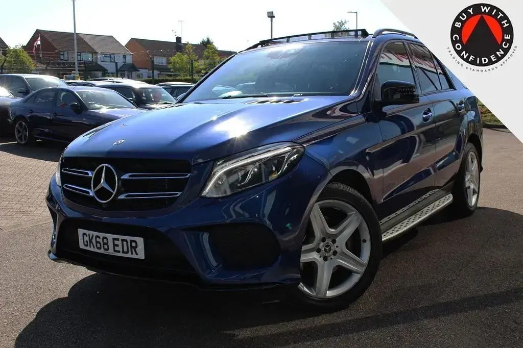 Used Mercedes GLE250 Premium Plus 204 HP (150 kW) 2018 Blue SUV