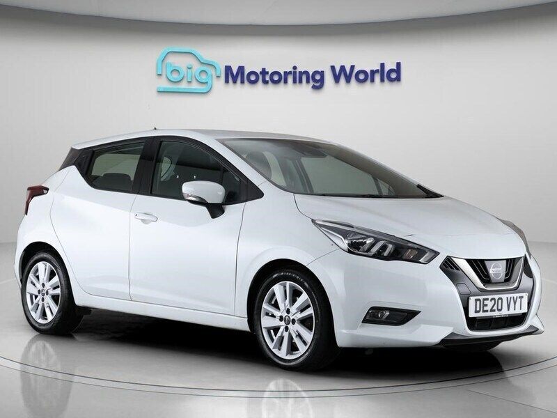 White Used 2020 Nissan Micra Acenta Limited Edition Hatchback | £9,700 (Fair price) - Image 1/4