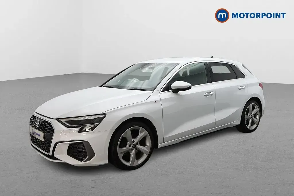 Used Audi A3 S-Line 2023 White Sedan