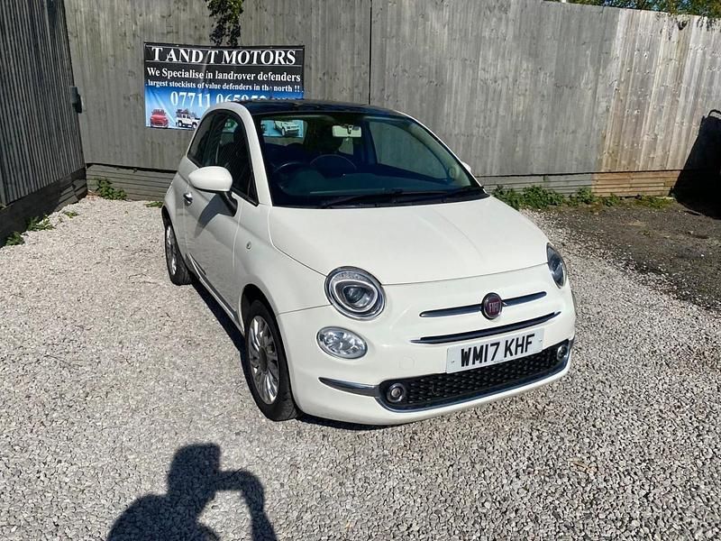 Używany Fiat 500 Lounge 69 KM (50 kW) 2017 Biały Hatchback